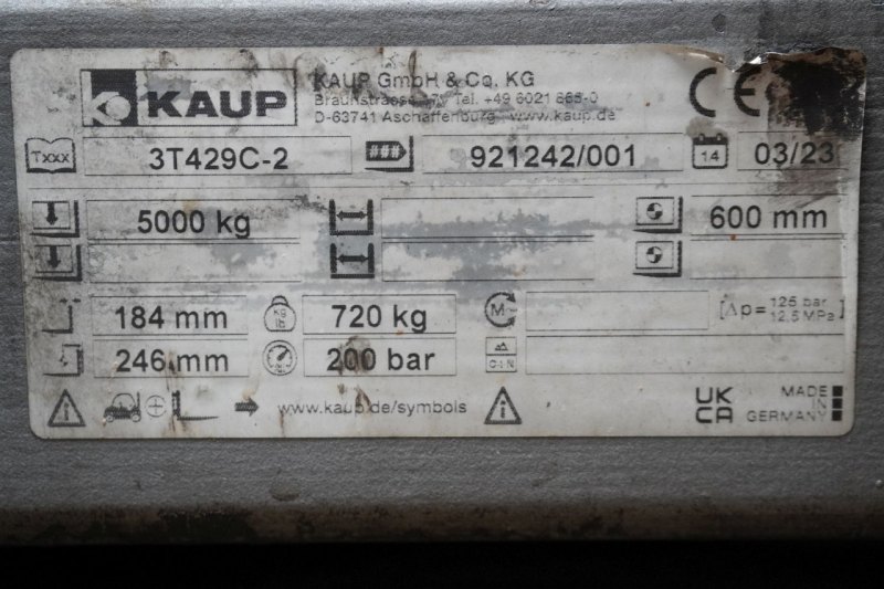 Doppelpalettenklammer Kaup 3T429C-2 (2023)