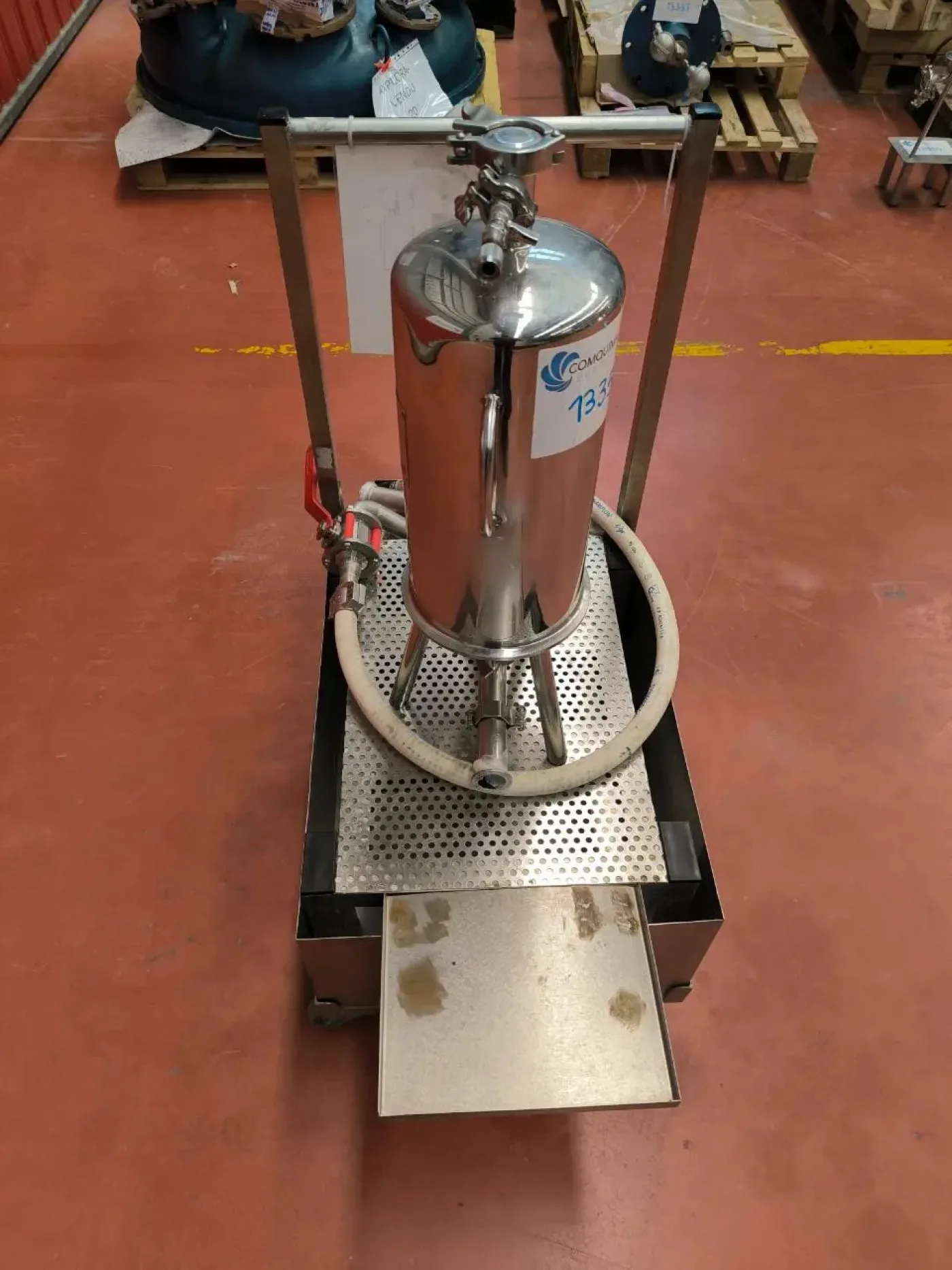 CUNO CLOCHE HOUSING FILTER 8ZPC2 STAINLESS STEEL 316 12 LITERS 5 BAR - 2