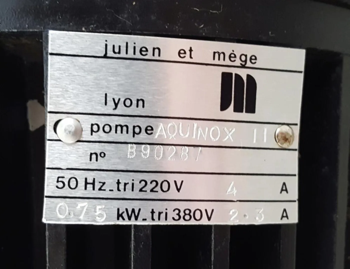 POMPA PER VUOTO – JULIEN – MOD. AQUINOX II - 3