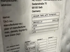 Netzsch Epsilon-30 Inline Disperger - Inline mixer