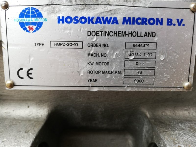 Hosokawa Micron HMPD-20-10 - Rotating valve