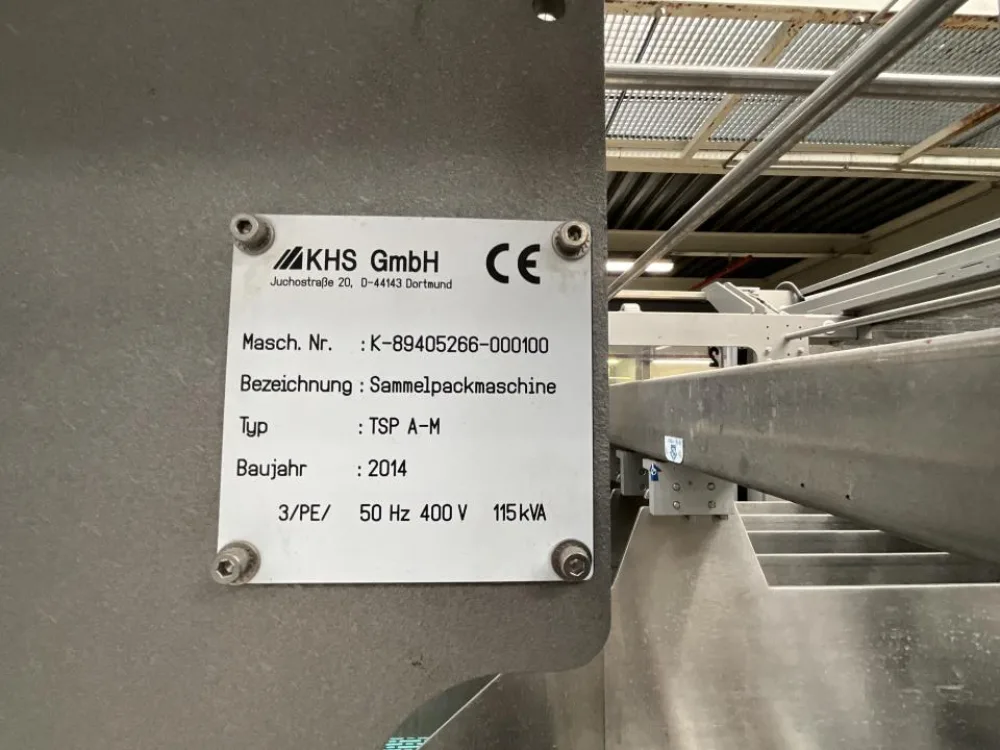 2014 KHS KHS TSP A-M Tray Packer and Shrink Wrapper - Line 1