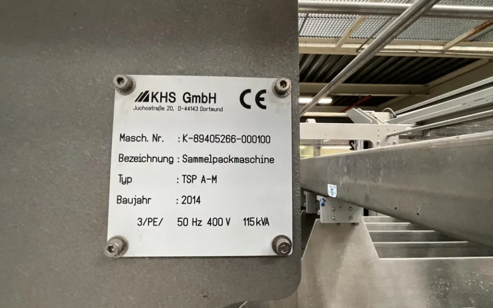 2014 KHS KHS TSP A-M Tray Packer and Shrink Wrapper - Line 1