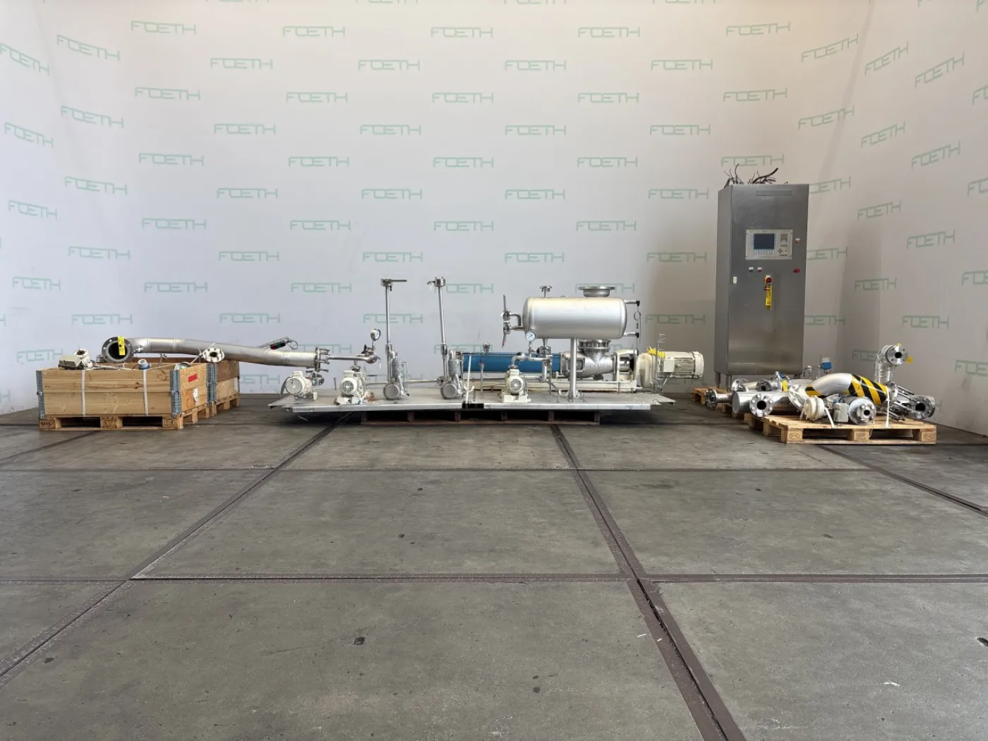 GFP Link GmbH Batch evaporator, natural + forced circulation (3 configs in 1 plant) - Falling film evaporator - 8