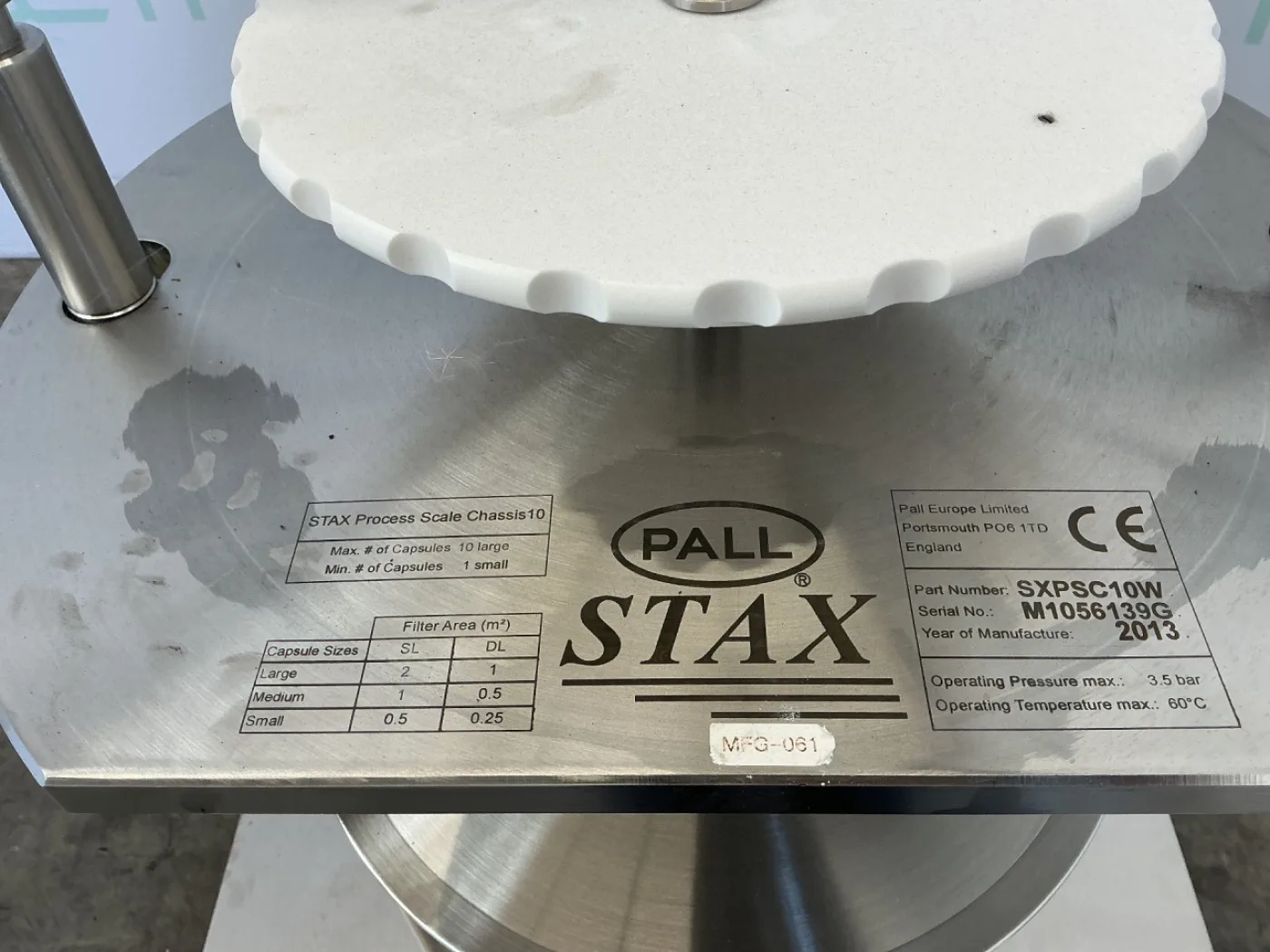 Pall SXPSC10W Stax (max. 20m²) - Filterpress - 5