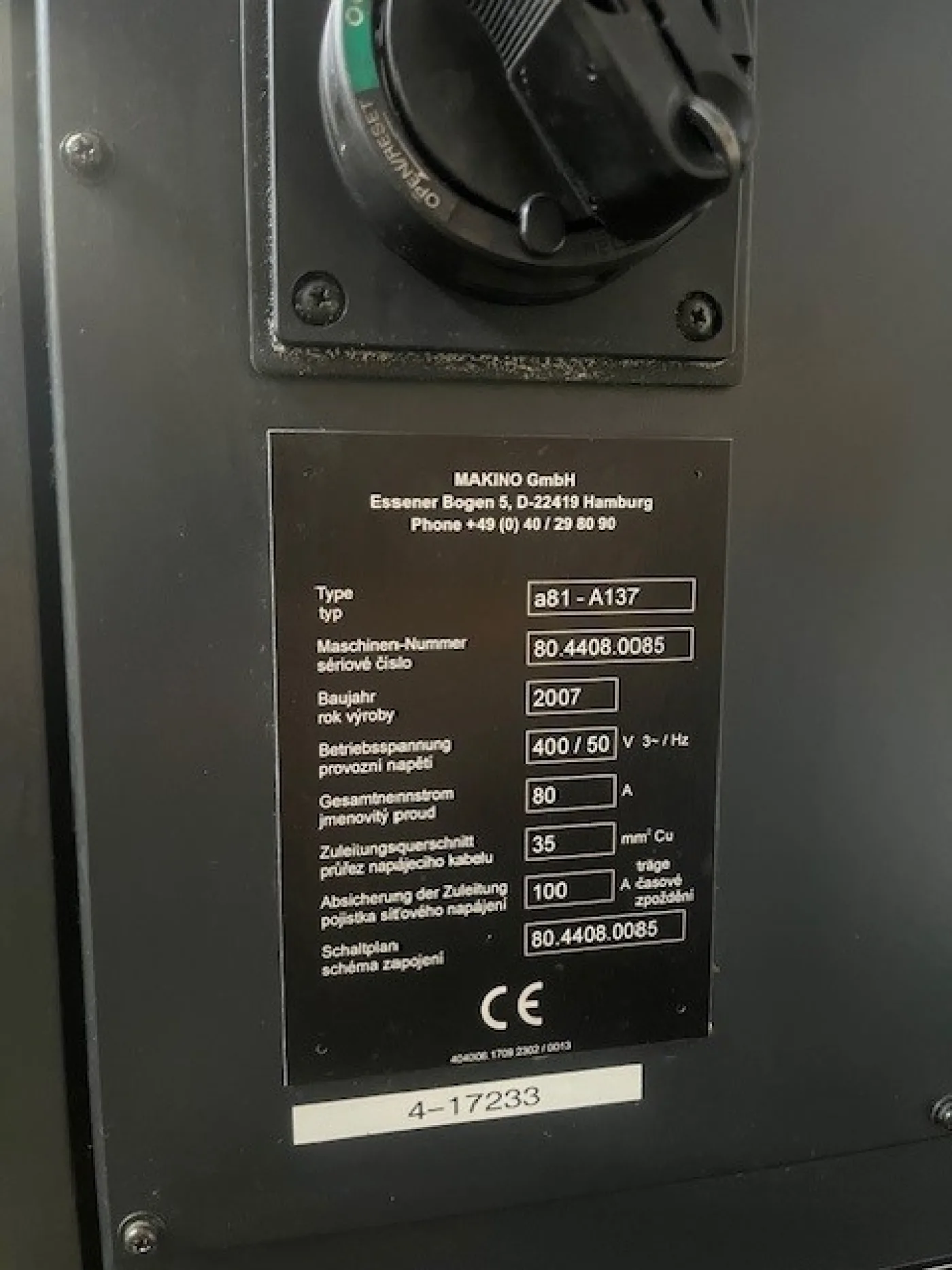 CNC Horizontal machining Center – MAKINO A81-A137 - 3
