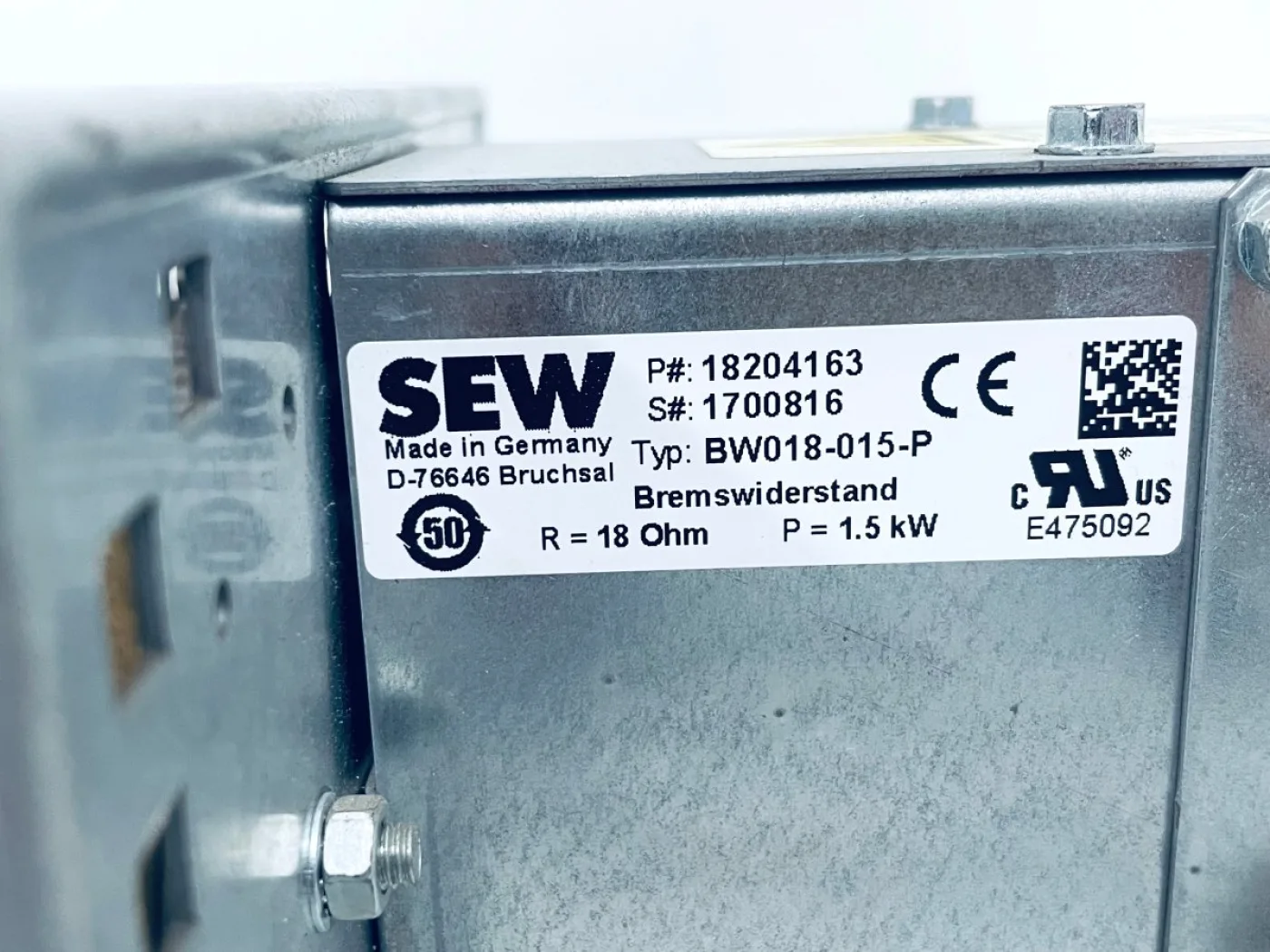 SEW Eurodrive BW018-015-P Bremswiderstand 1700816 - 4