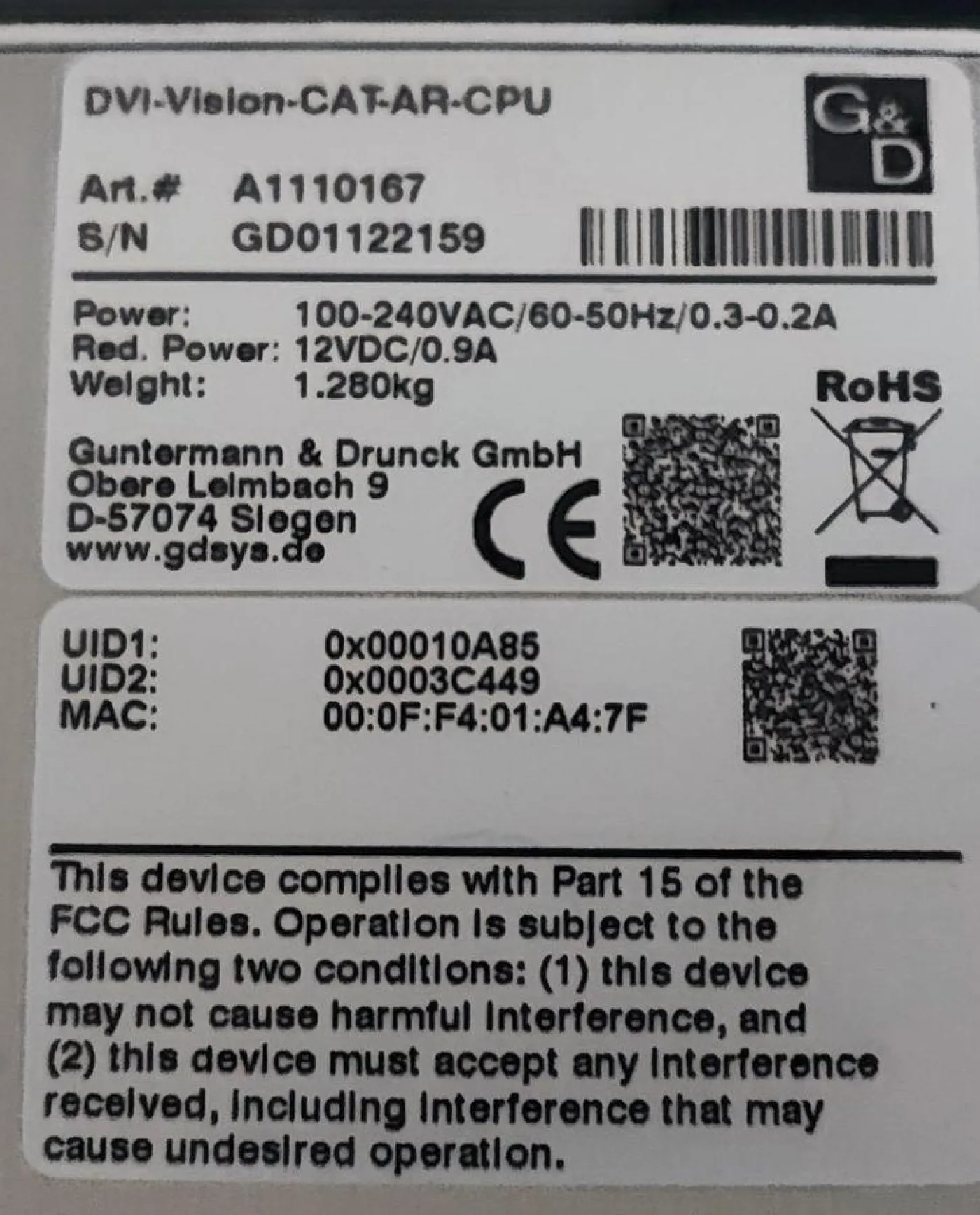 Guntermann & Drunck DVI-Vision-CAT-AR-CPU - 3