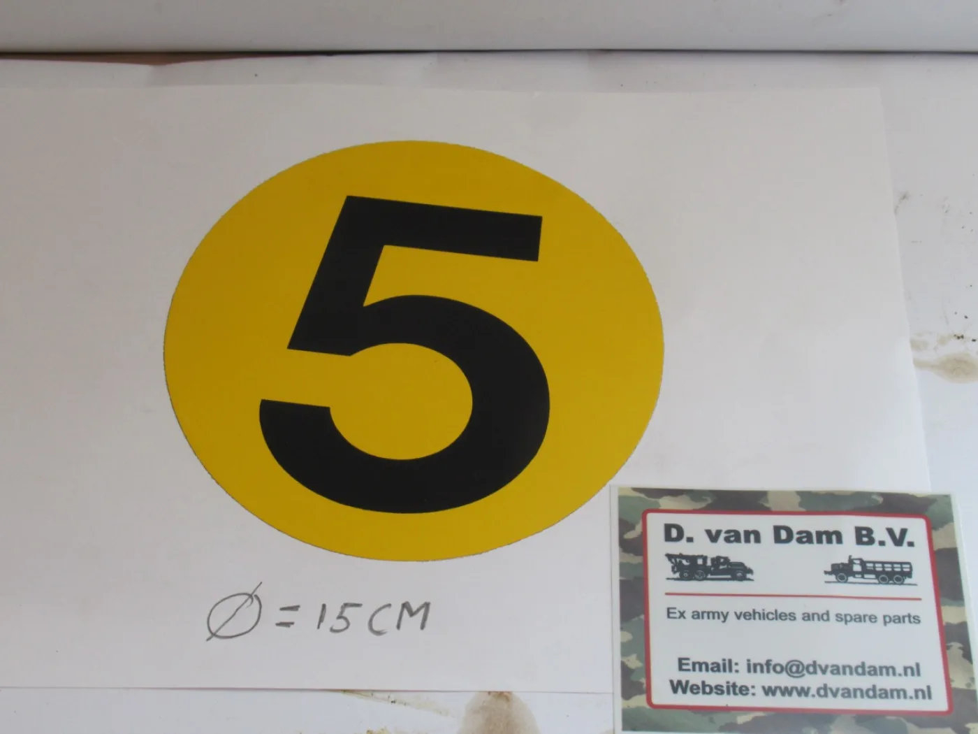 Sticker 5 Ton (15 cm) - 1