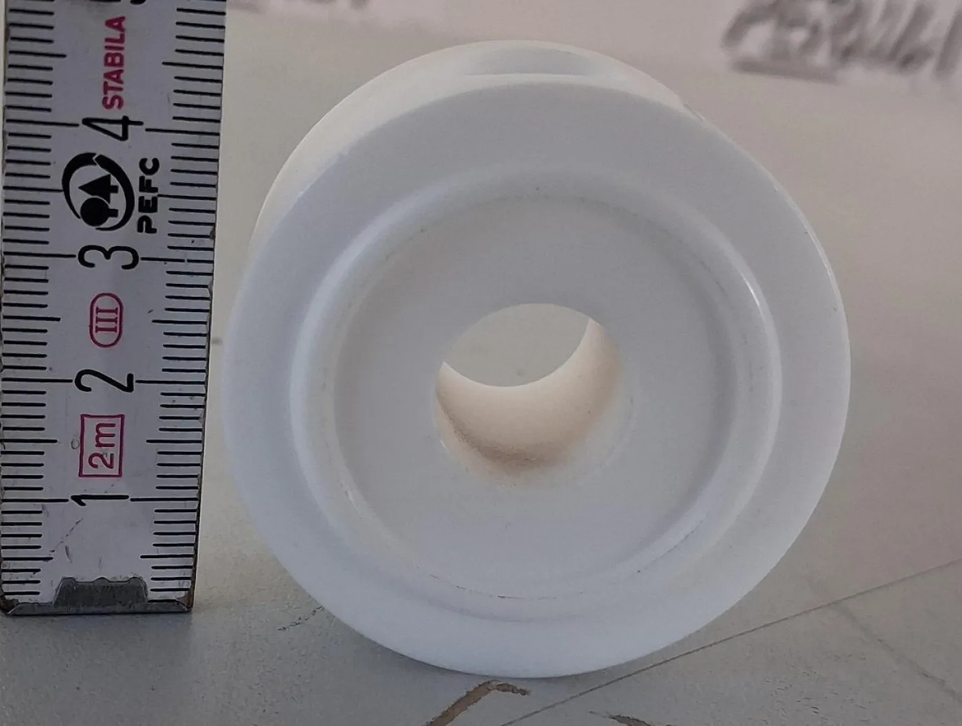 Normag Adapter aus PTFE (weiß) mit Anschluss G 1/4“ Innengewinde auf PF25-Anschluss - 5