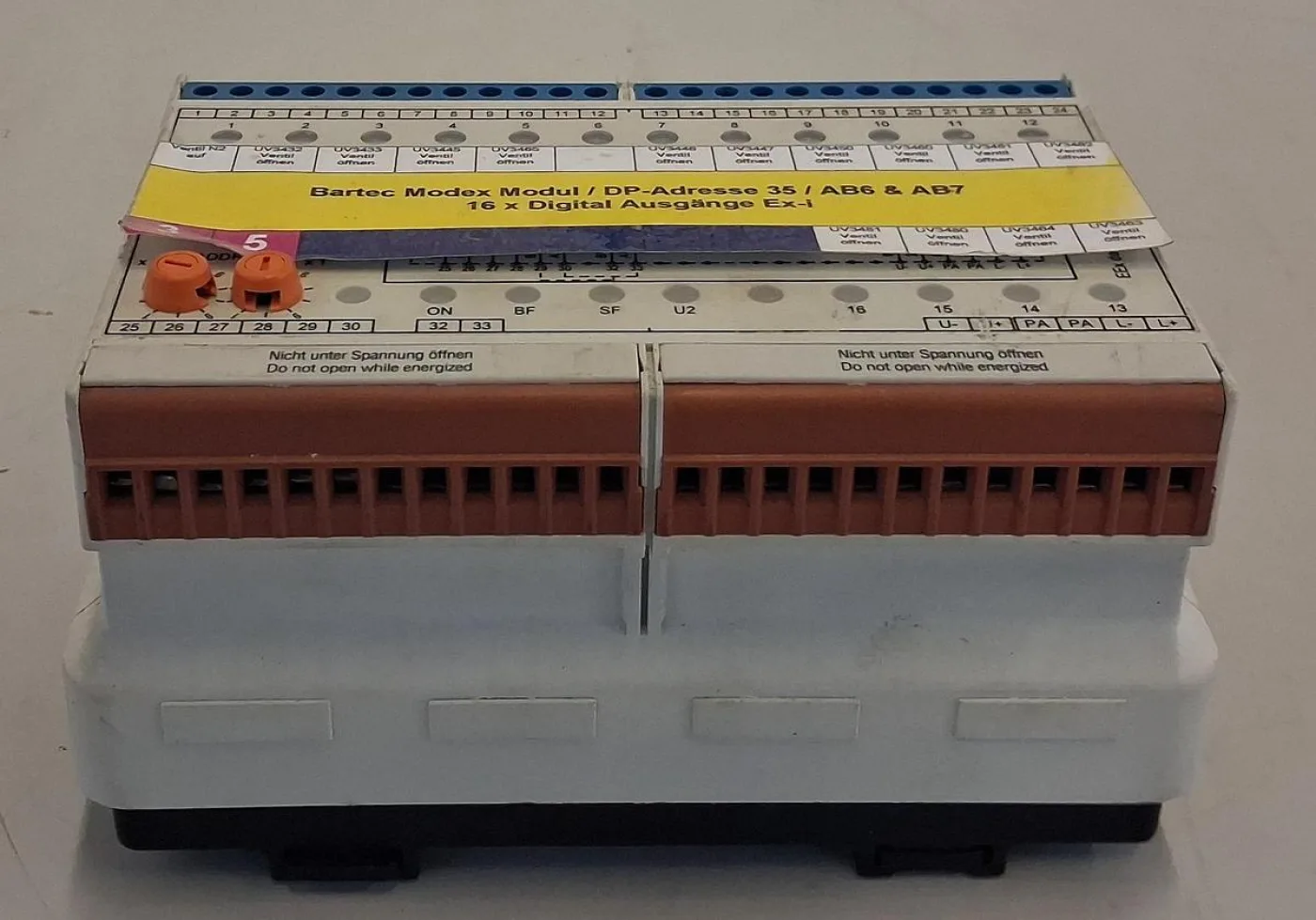 Bartec Modex PROFIBUS DP-Modul mit DP-Adresse 35 digitales Ex-i Ausgangsmodul - 1