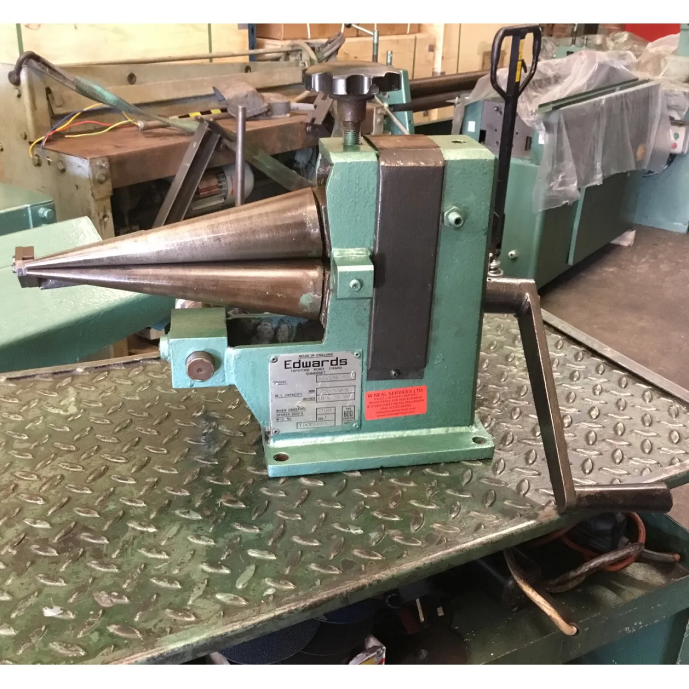 EDWARDS Cone Rolls 255mm - WNS - W. Neal Services Ltd - 1