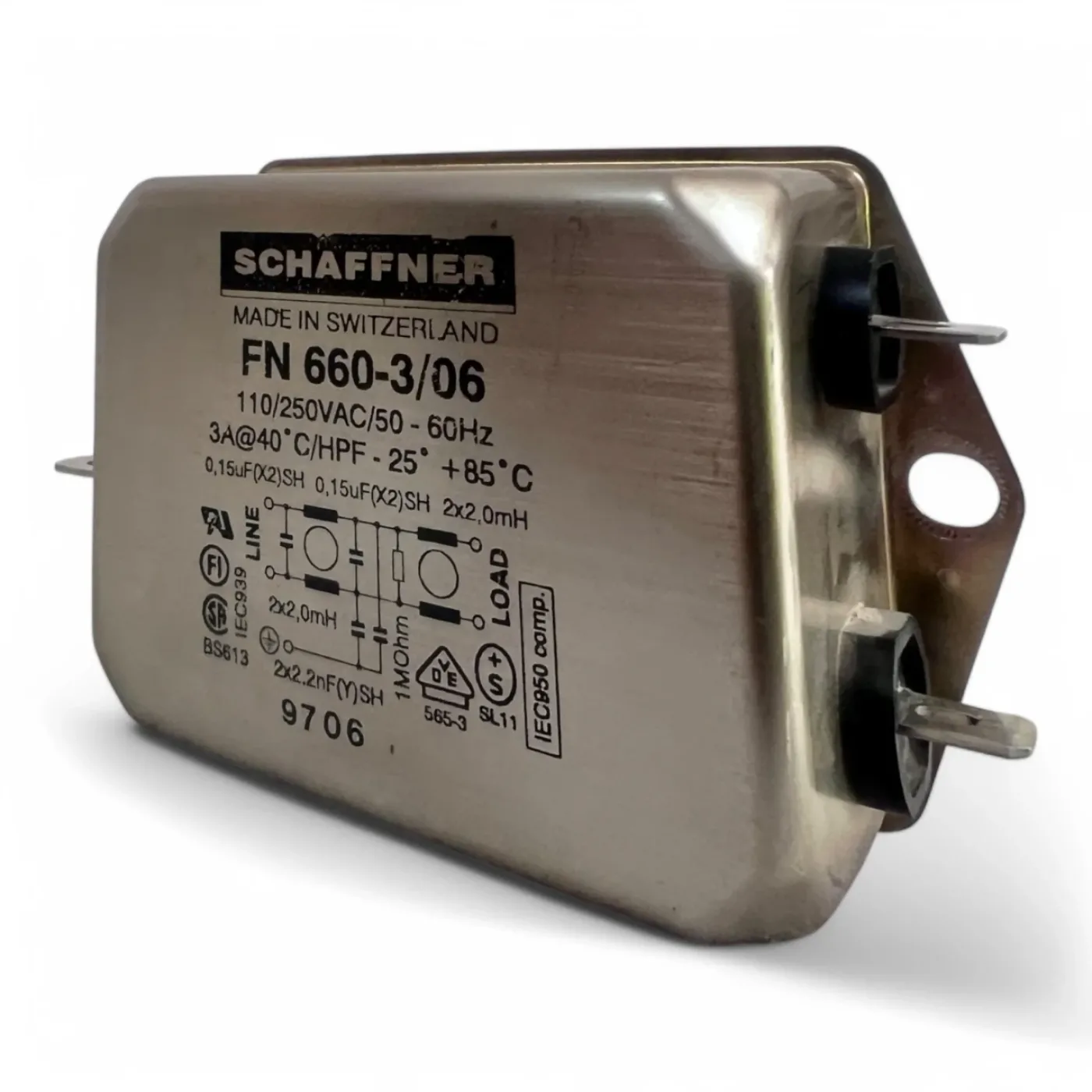 Schaffner FN 660-3/06 Entstörfilter Holzma Homag HPP HPL - 2