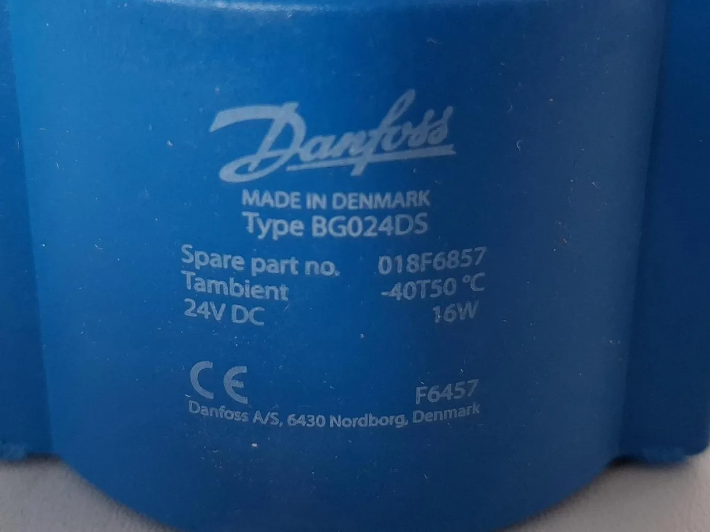 Danfoss BG024DS Solenoid Coil 24 V DC - 2