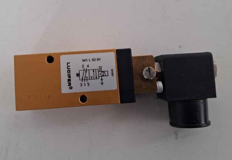 Parker Lucifer 341L9201 Magnetventil 5/2-Wege DN4 24 VDC