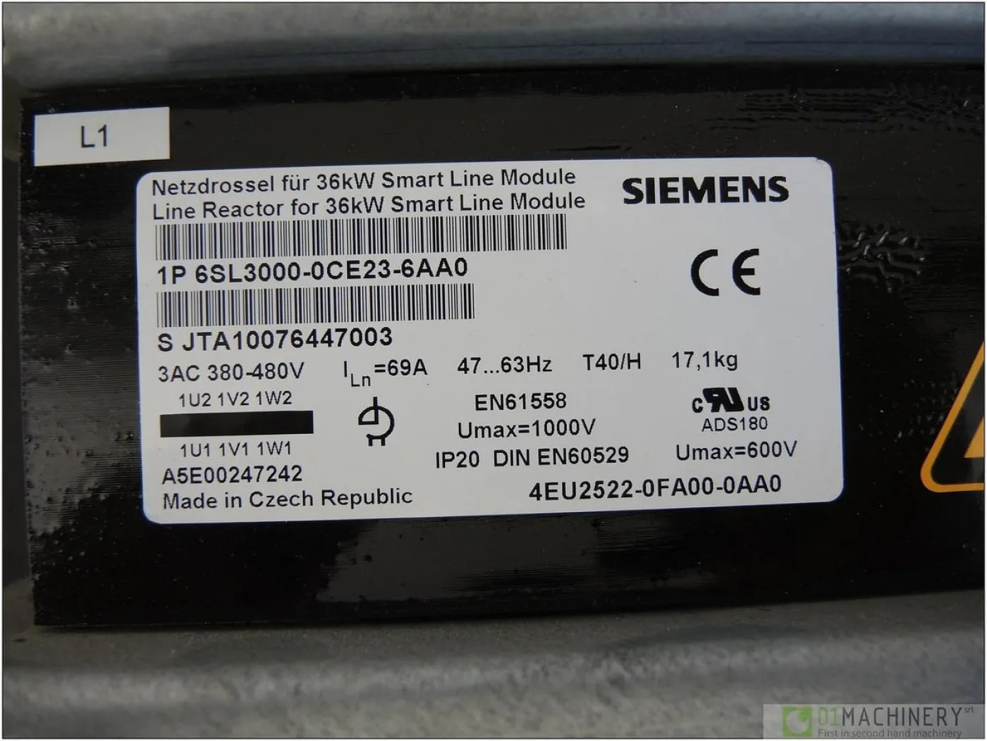SIEMENS 6SL3000-0CE23-6AA0 AI3006 - 5