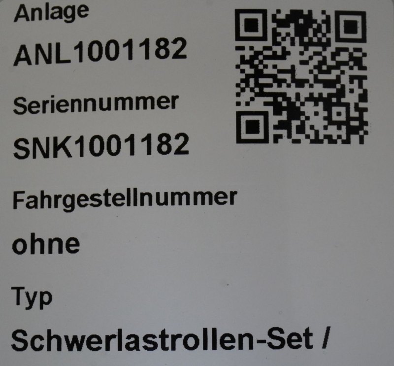Schwerlastrollenset Pfaff Schwerlastrollen-Set (2005)
