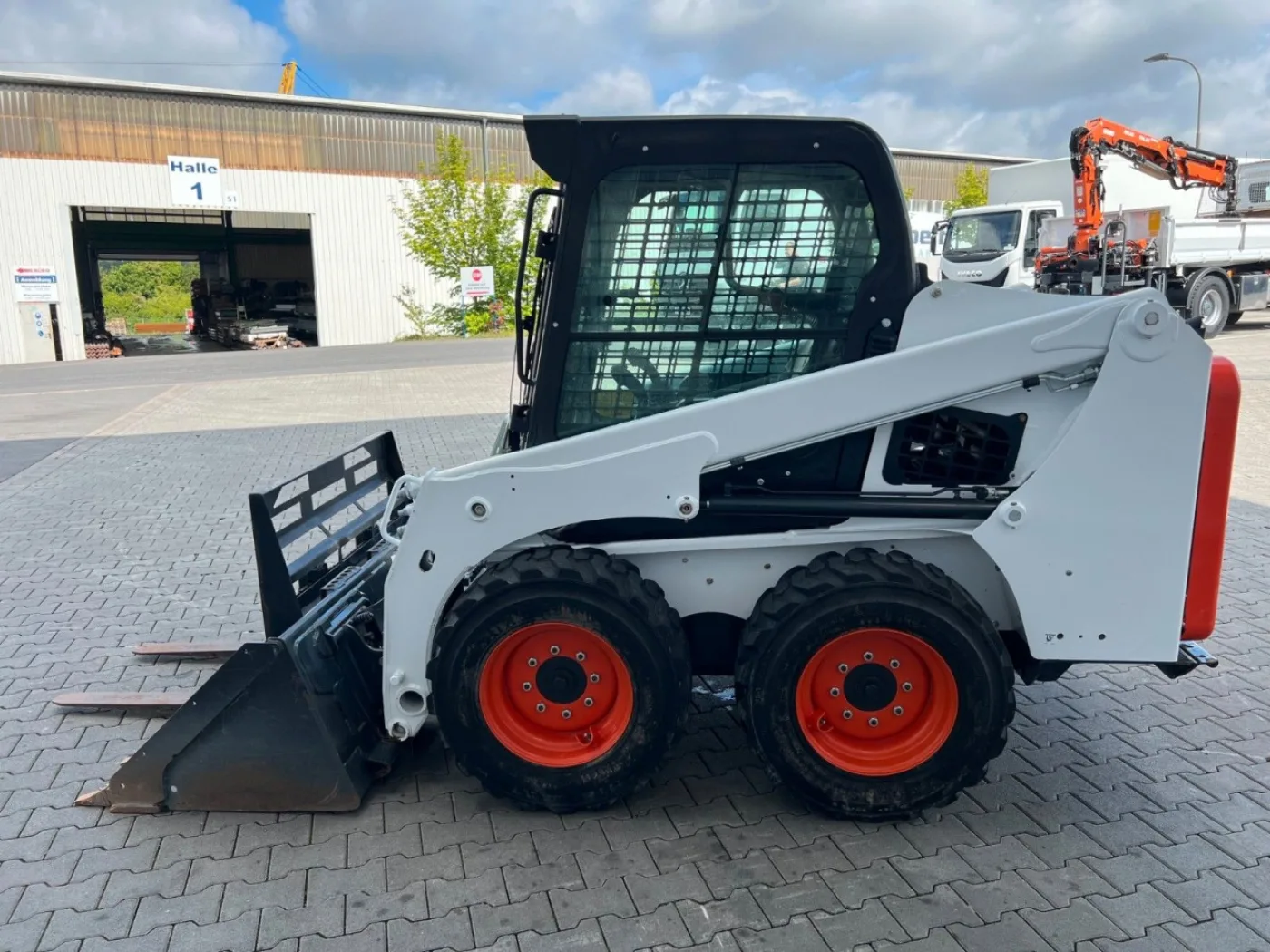 Bobcat S450 / nur 131h !! / Gabel / Schaufel - 8