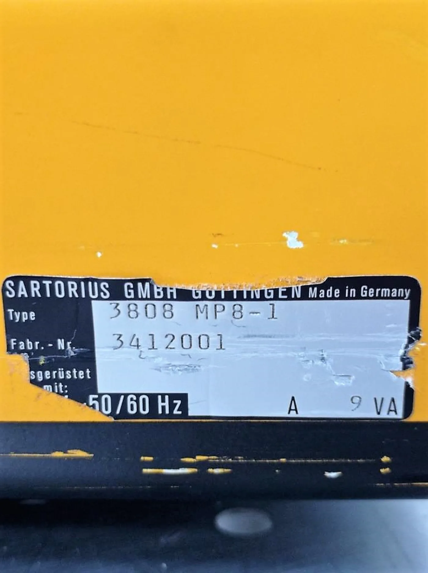 BILANCIA SARTORIUS – MODELLO 3808 MP8-1 - 4