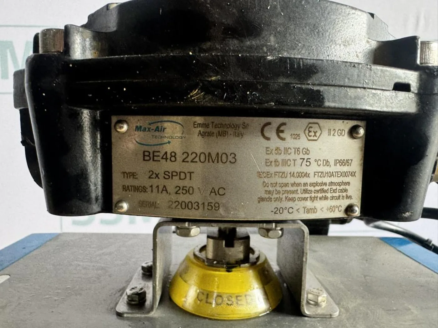 2022 Ioniqa / EVAC / Max.-Air Automated ball valve - 8