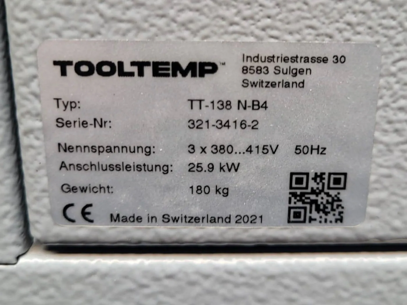 Tool-temp TT-138 N-B4 - Temperature control unit - 7