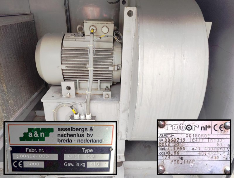 Tricom Frimafra VFB 10/3 - Fluid bed dryer continuous