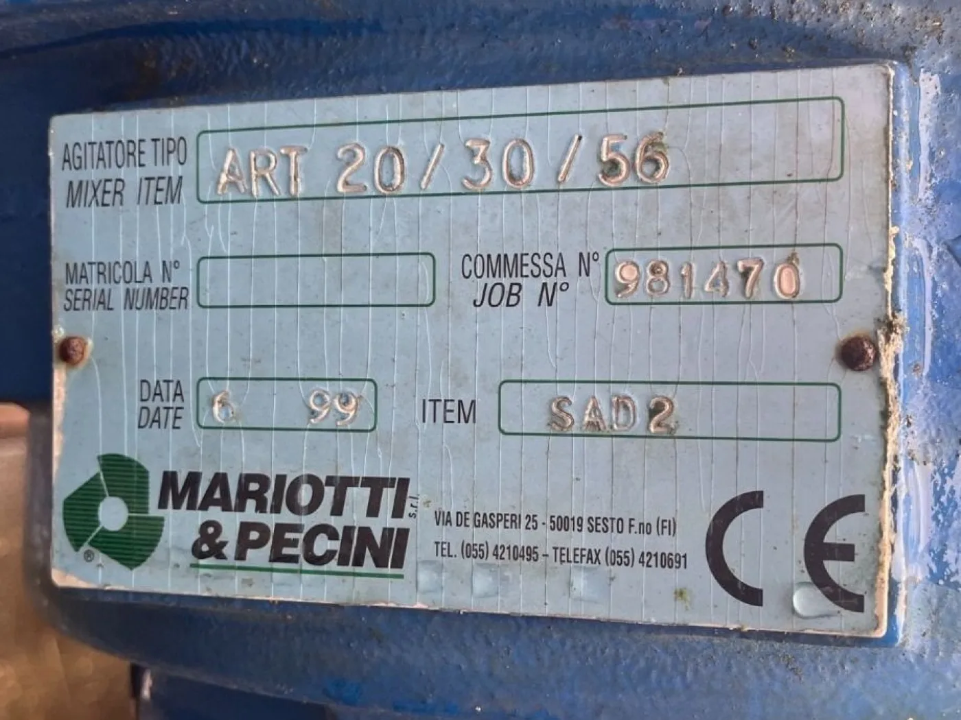 Coti Alme 3200 Ltr - Stainless Steel Reactor - 6