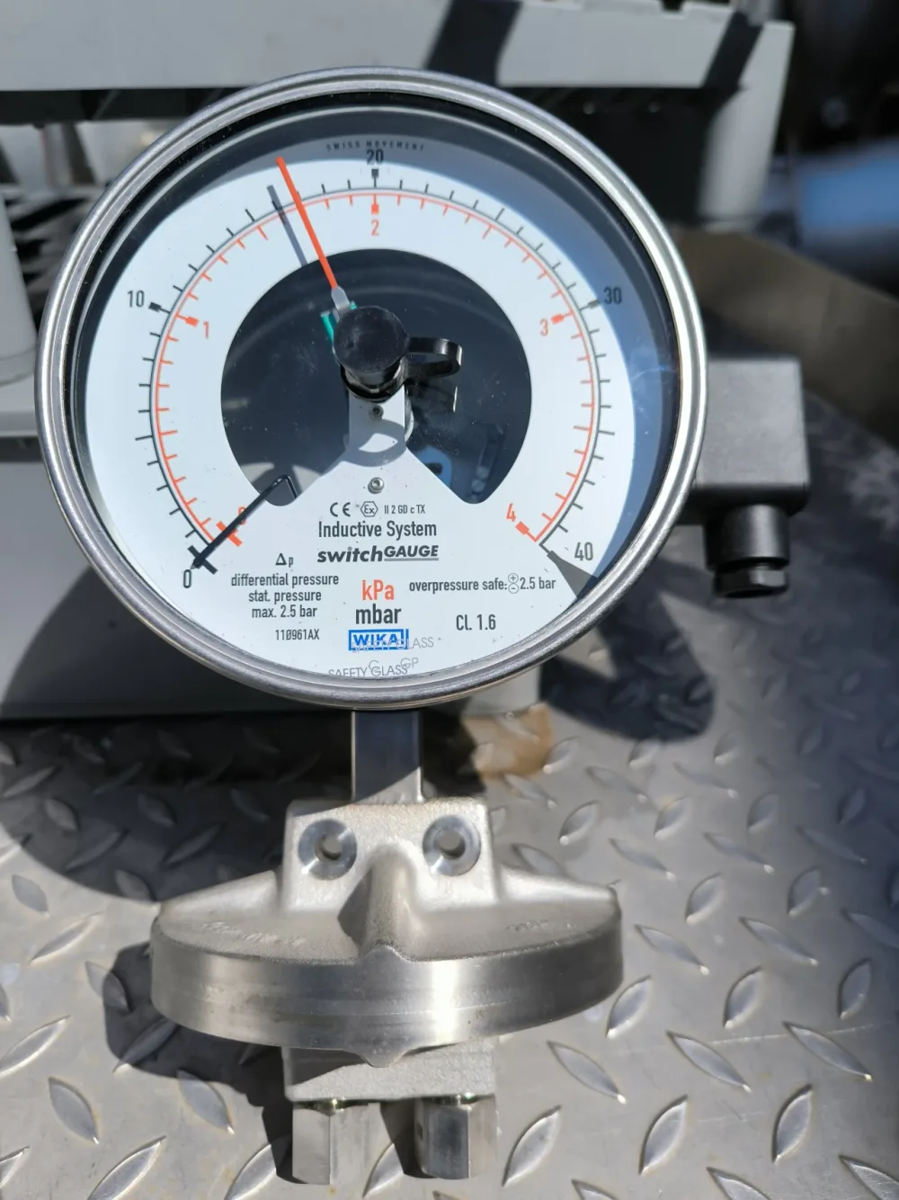 PRESSURE GAUGE WIKA 831.1 ATEX