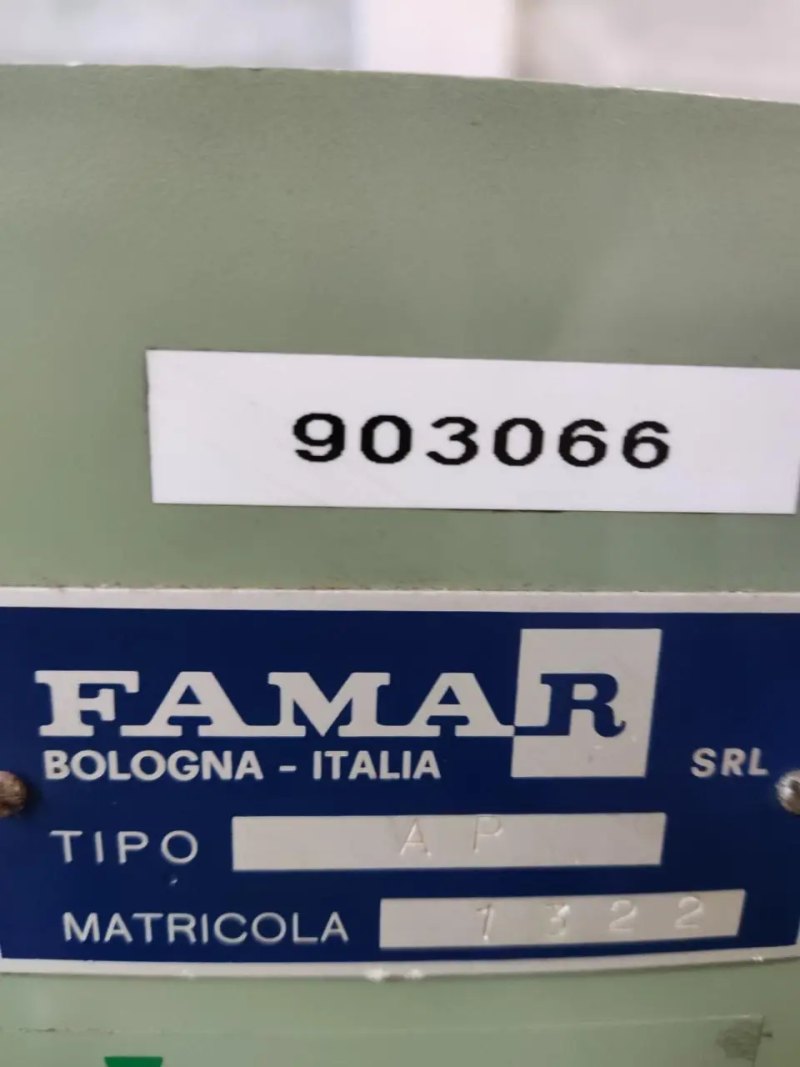 USED FAMAR AP BLISTING MACHINE