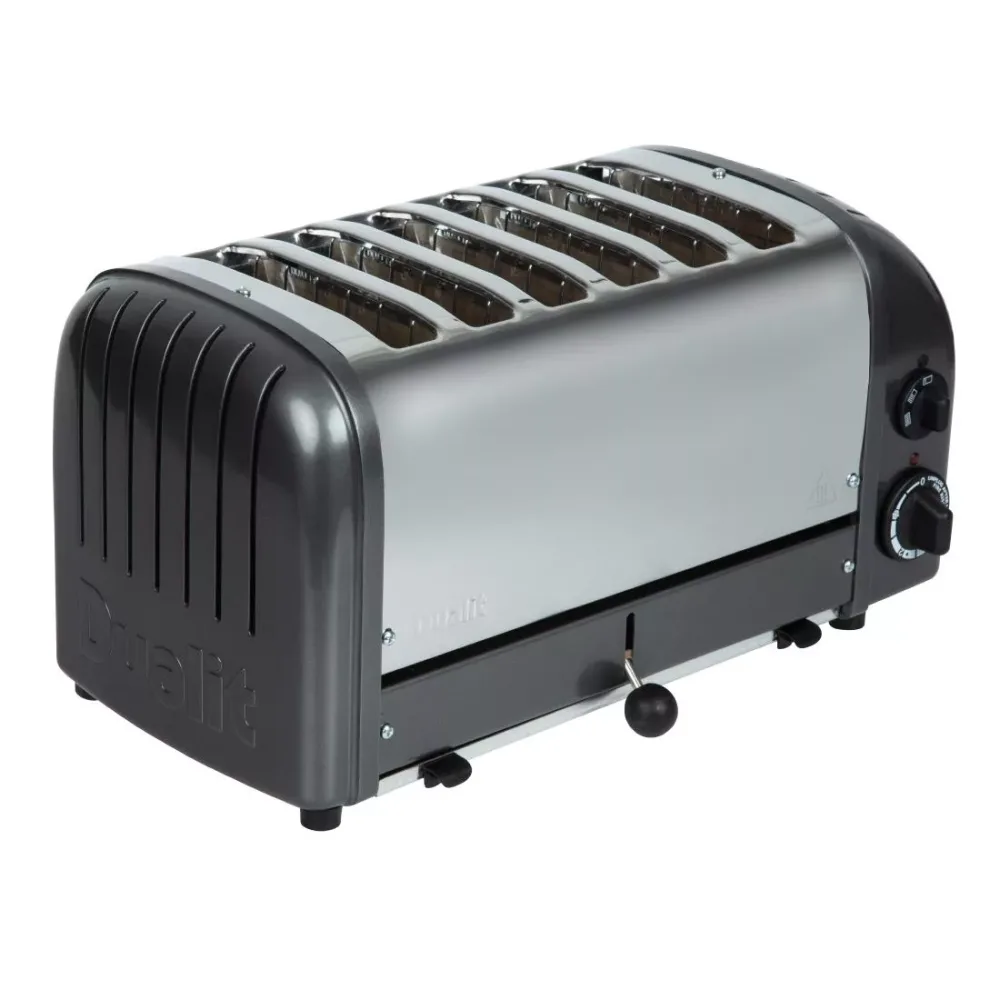 Dualit 6 Slice Vario Toaster Charcoal 60156 - islandcatering