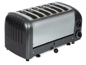 Dualit 6 Slice Vario Toaster Charcoal 60156 - islandcatering