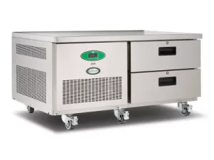 Foster LL2/1HD/14-114 2 Drawer Low Level Stainless Steel Refrigerated Counter 140 Litres - islandcatering