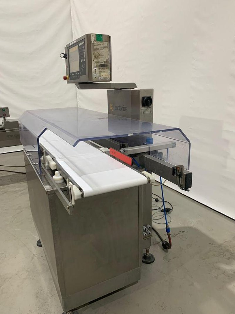 2008 Sartorius EWK 3010 Checkweger met uitwerper