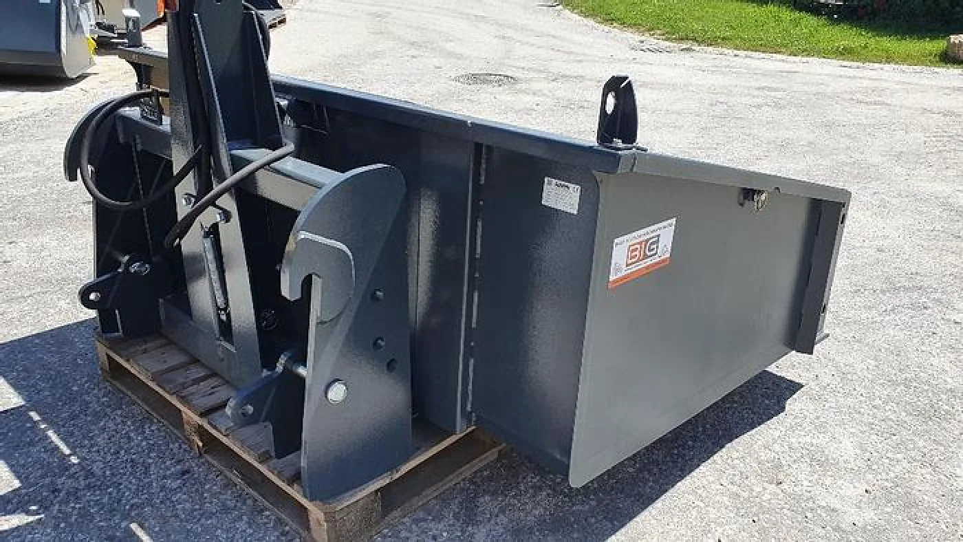 Schwerlast Transportbox / Kippmulde 180 cm mit 3 Punkt- & Euro Aufnahme - 8