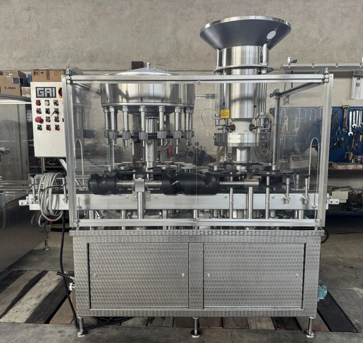 MONOBLOCK GAI MOD. 4000 16/3 IN STAINLESS STEEL, SECOND-HAND MACHINE - 1