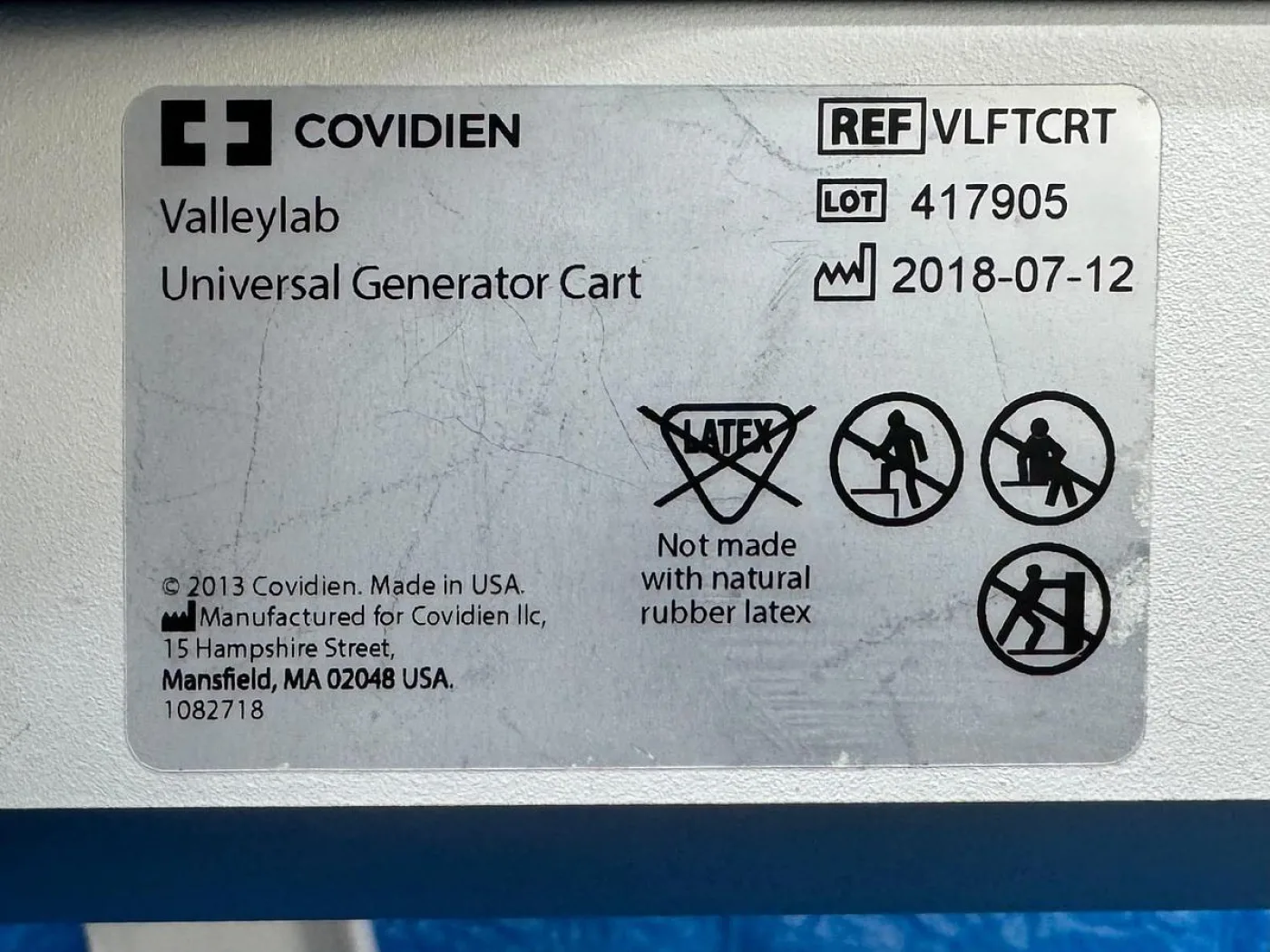 Covidien Universal Generator Cart FT10 Trolley - 6