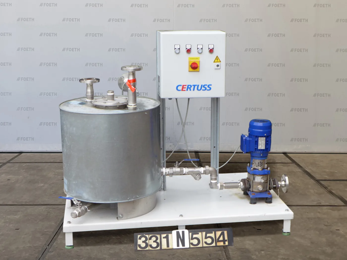 Certuss Centrifugal pump with vessel - Centrifugal Pump - 7