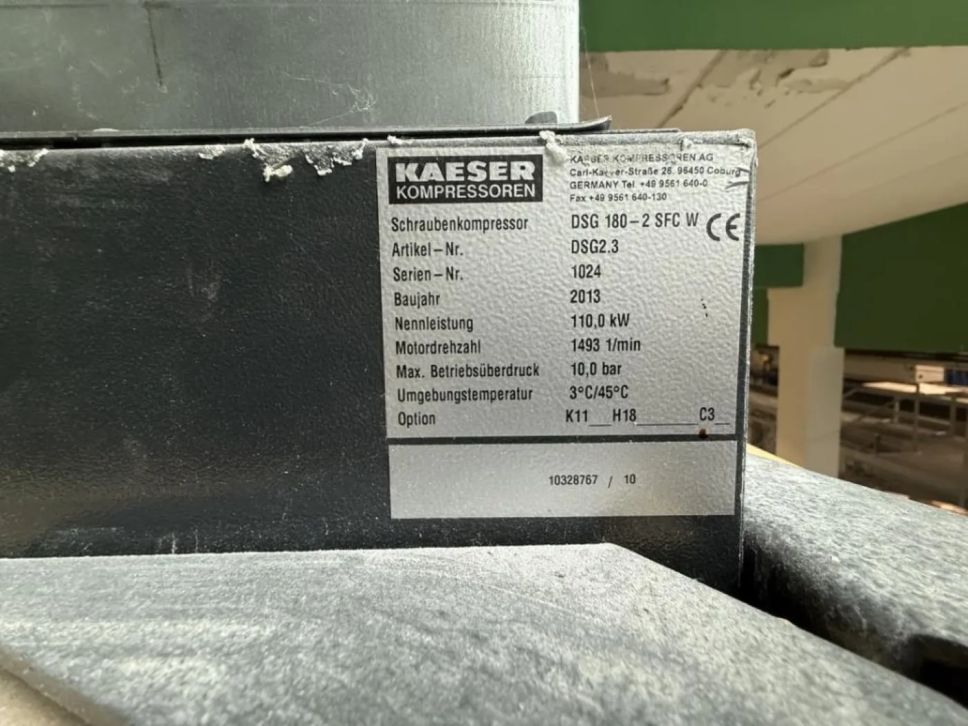 2013 Kaeser Rotary screw air compressor - 3