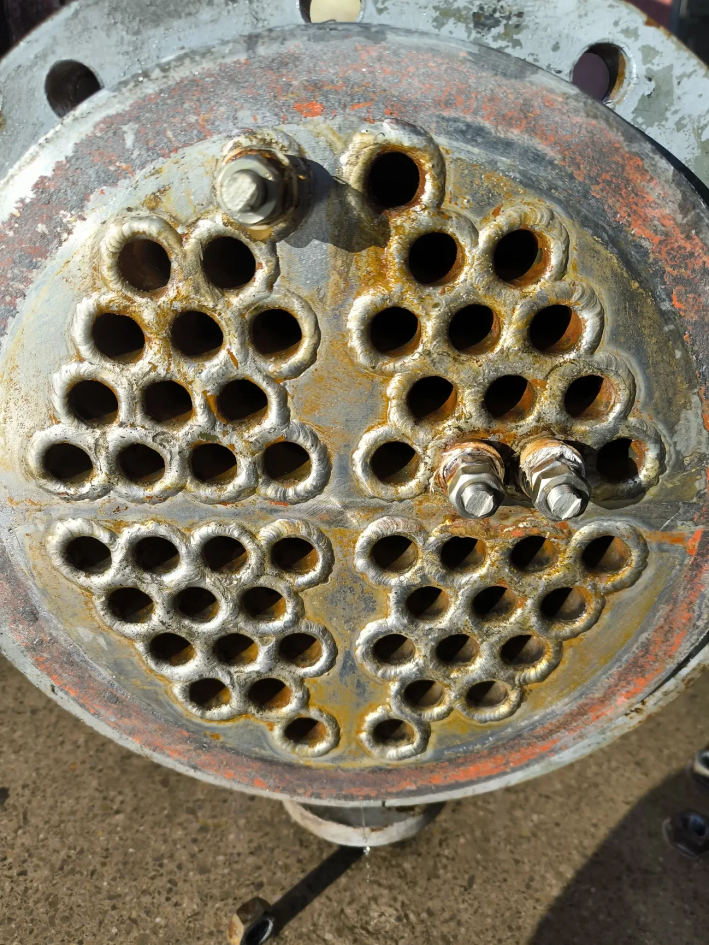 STAINLESS STEEL TUBULAR HEAT EXCHANGER 5.1 M² - 5