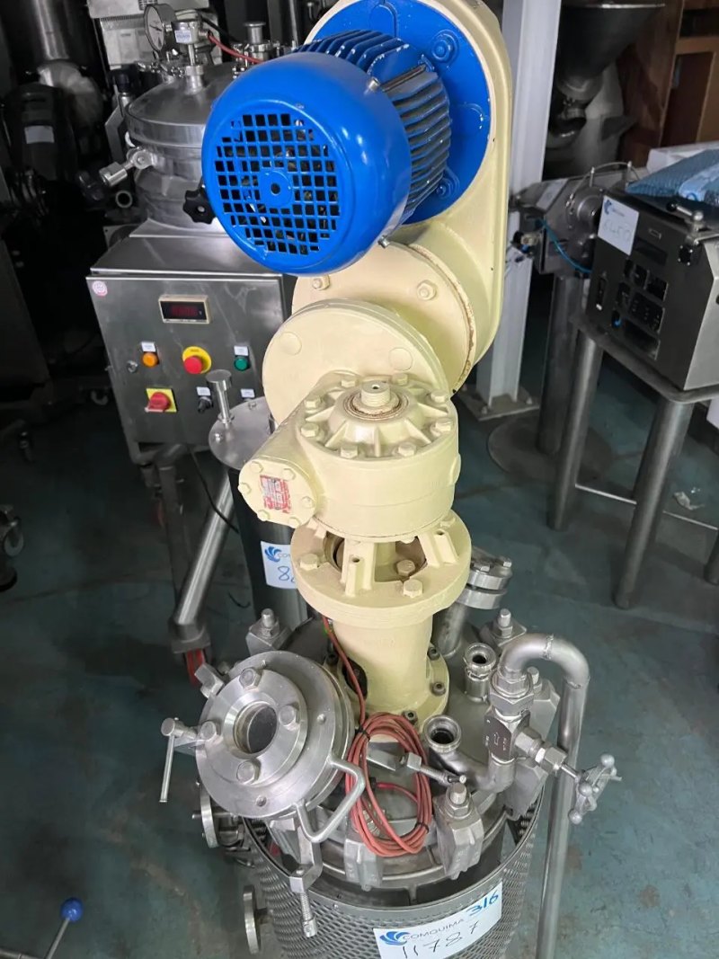 STAINLESS STEEL REACTOR 316 22 LITERS WITH AGITATION AND JACKET