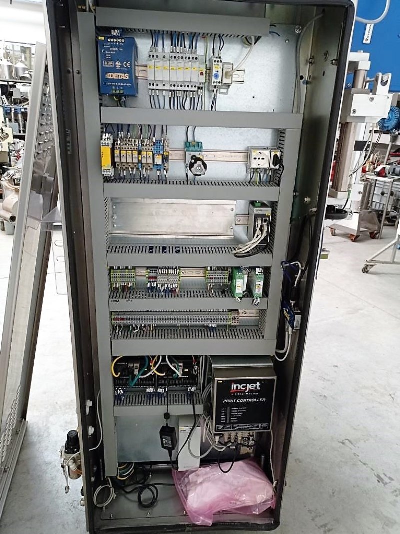 ETICHETTATRICE CON SISTEMA DI SERIALIZZAZIONE – ETIPACK MOD. ORGINAL13 – ANTARES VISION MOD. P&C ADVANCED
