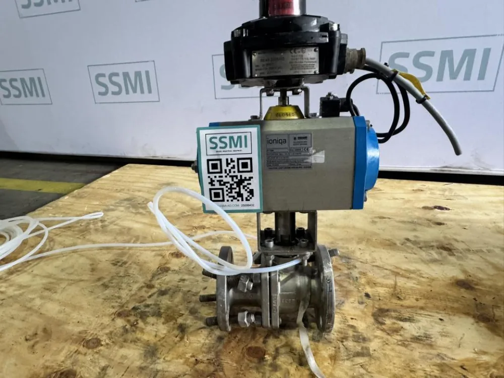 2022 Ioniqa / Max-Air Technology Pneumatic Quarter-Turn Ball Valve Assembly with Pneumatic Actuator