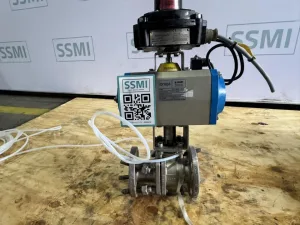 2022 Ioniqa / Max-Air Technology Pneumatic Quarter-Turn Ball Valve Assembly with Pneumatic Actuator