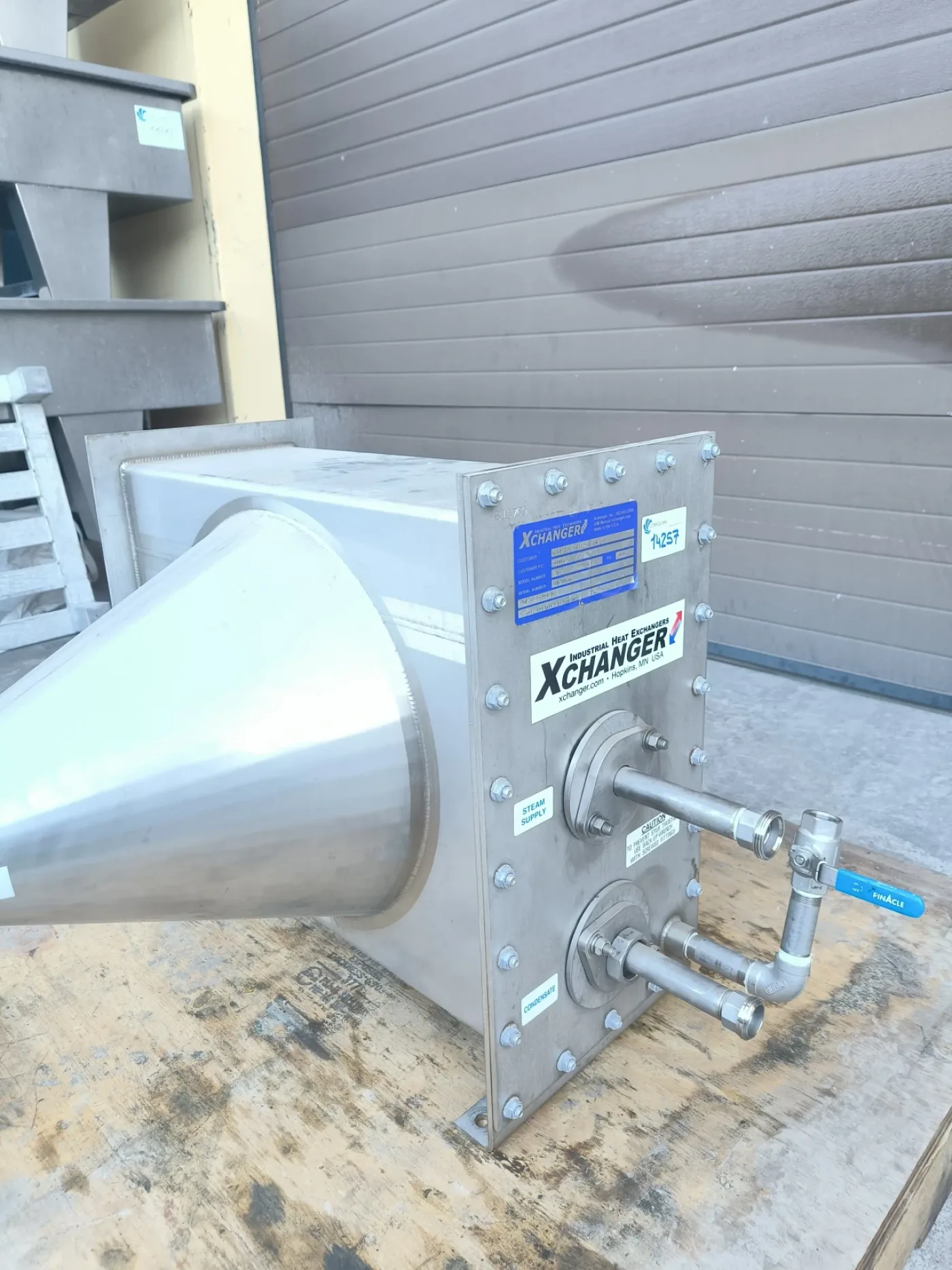 LOW PRESSURE GAS HEAT EXCHANGER XCHANGER C-125 UNUSED - 1
