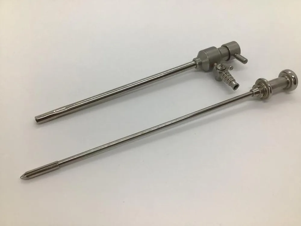 Trocar and Sheath with one Luer Lock Stopcock
