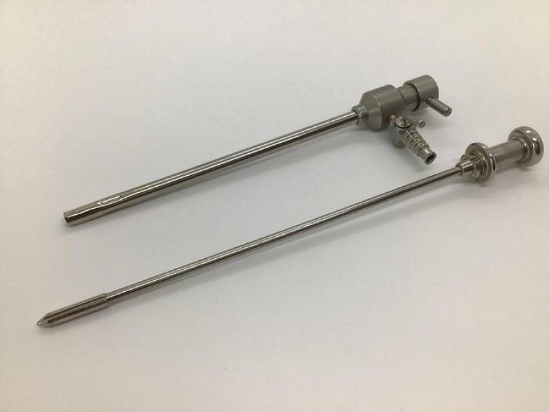 Trocar and Sheath with one Luer Lock Stopcock