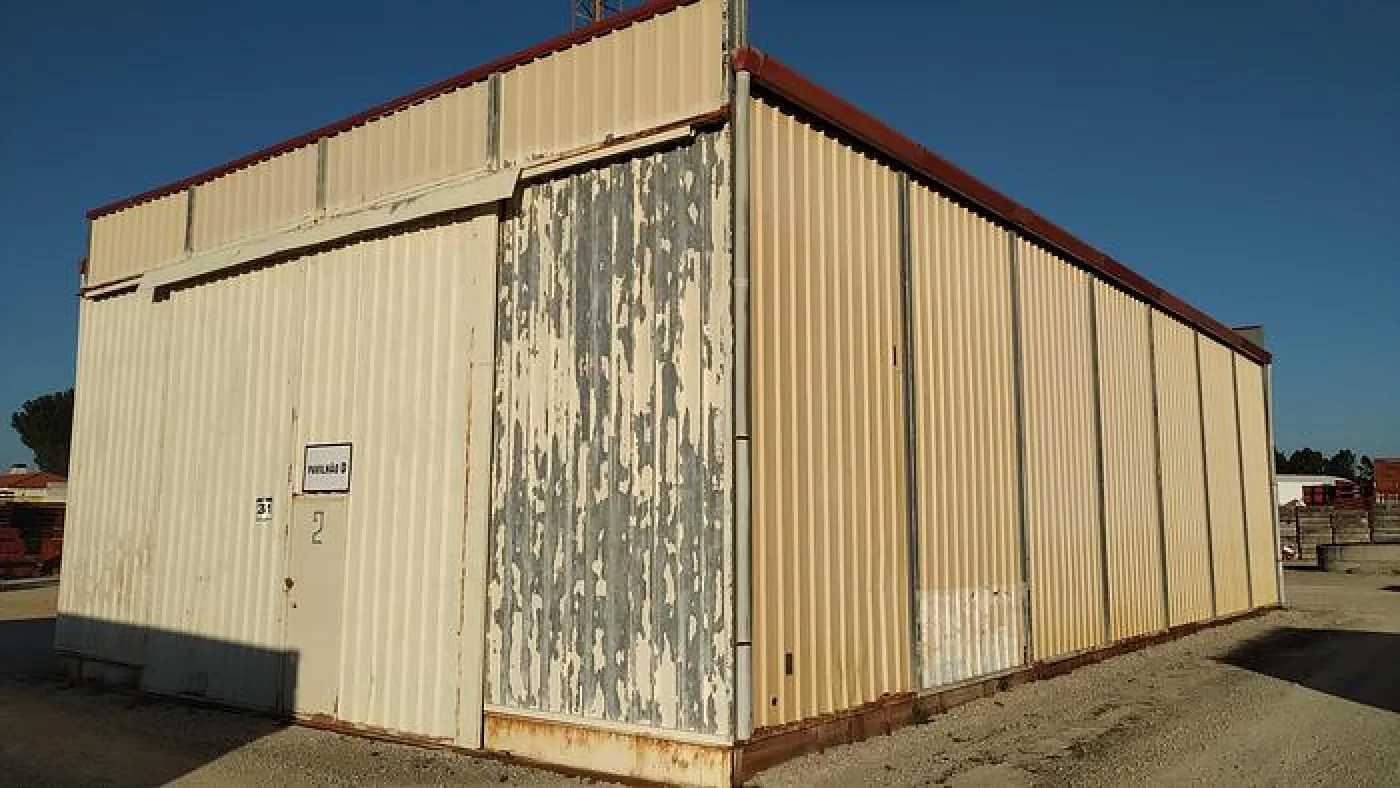 Armazém amovível com 156m2 - 2