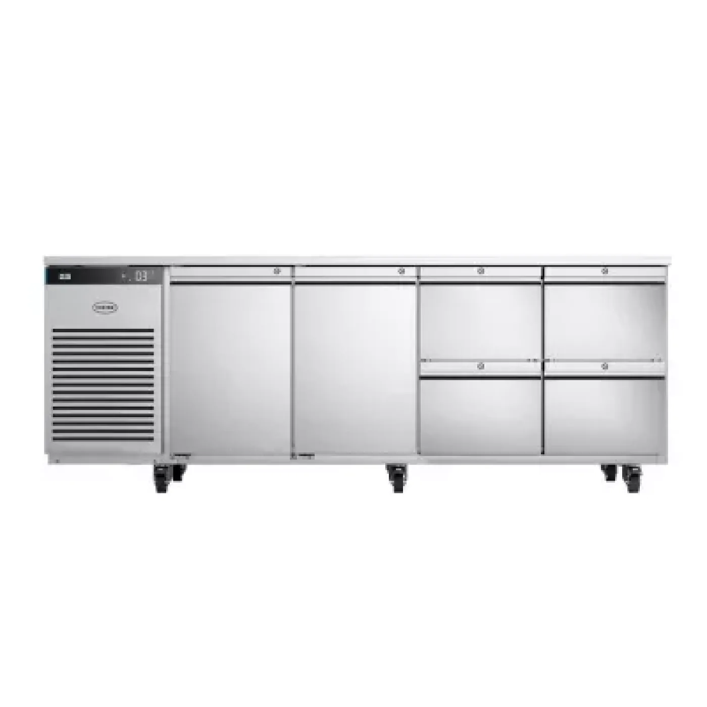 Foster EP1/4H/43-310 EcoPro G3 2 Door & 4 Drawer Refrigerated Counter 585 Litres - islandcatering - 1