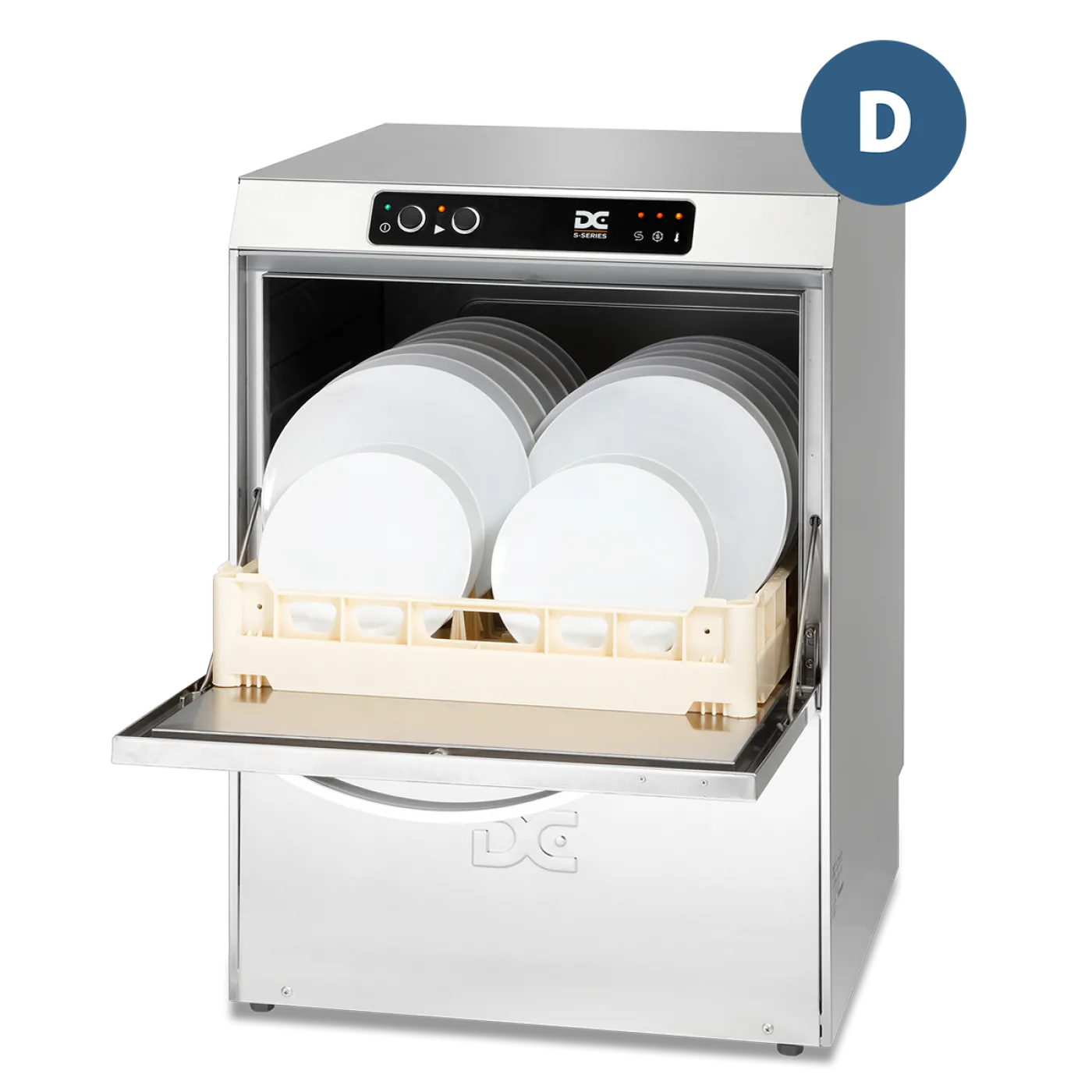 DC SD50D Standard Range 500mm Basket Frontloading Commercial Dishwasher with Drain Pump 18 Plates - islandcatering - 1