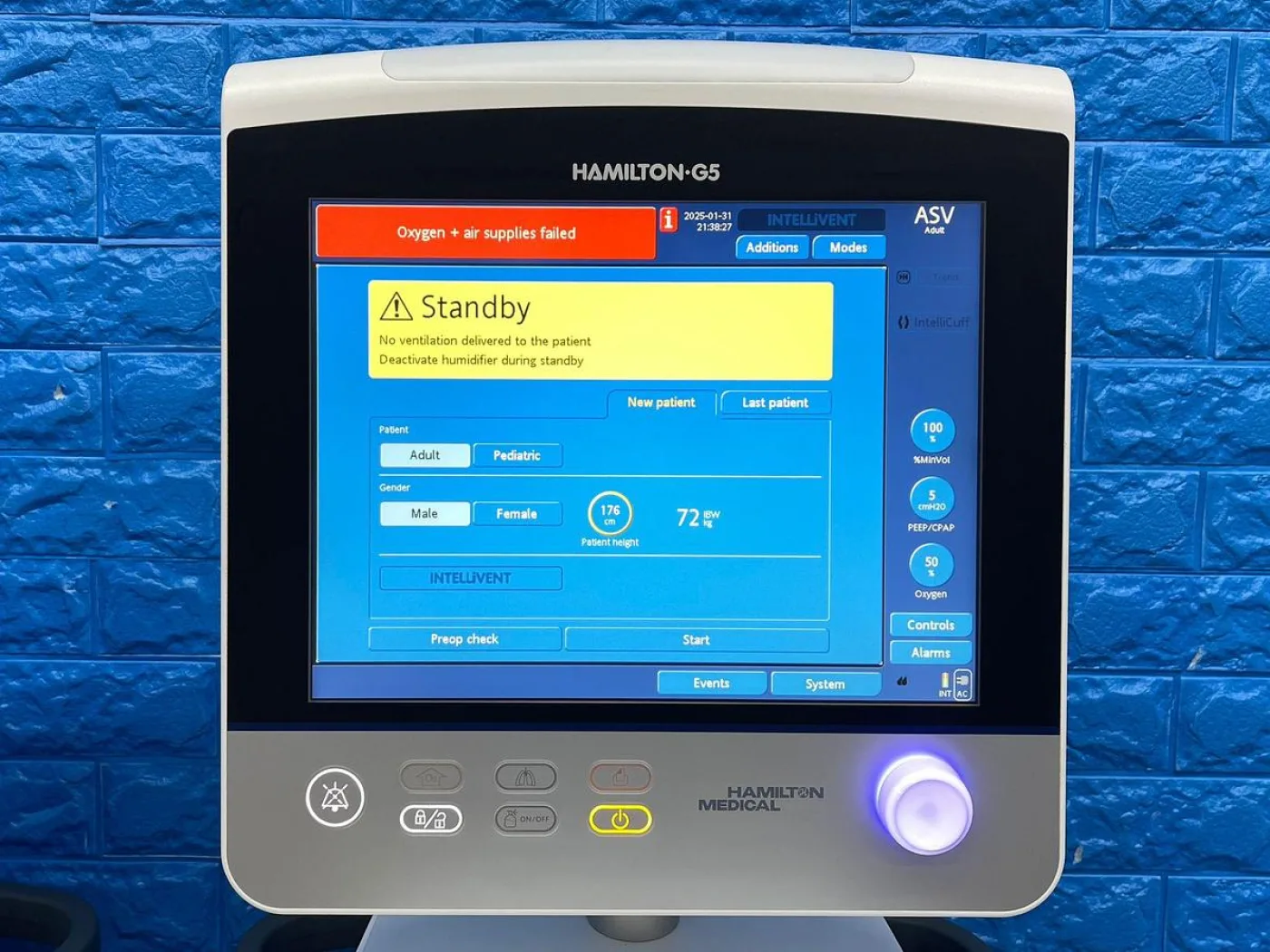 Hamilton G5 Ventilator YOM: 2020, YOM: 2020 - 4